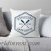 4 Wooden Shoes Personalized Lake House Throw Pillow FWDS1145